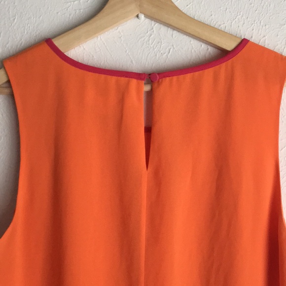 Erin Featherston silk color block shift dress 10 - Picture 7 of 8